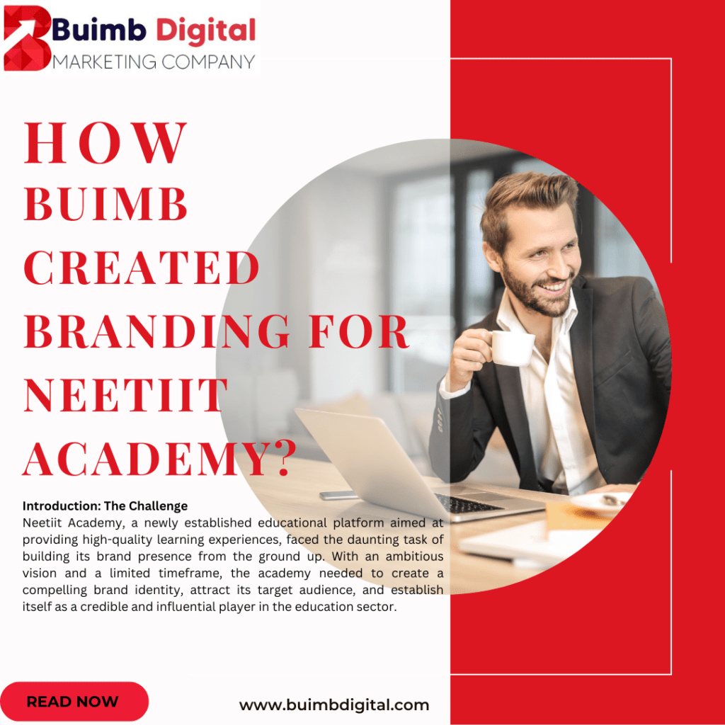 How Buimb Created Branding for Neetit Academy?