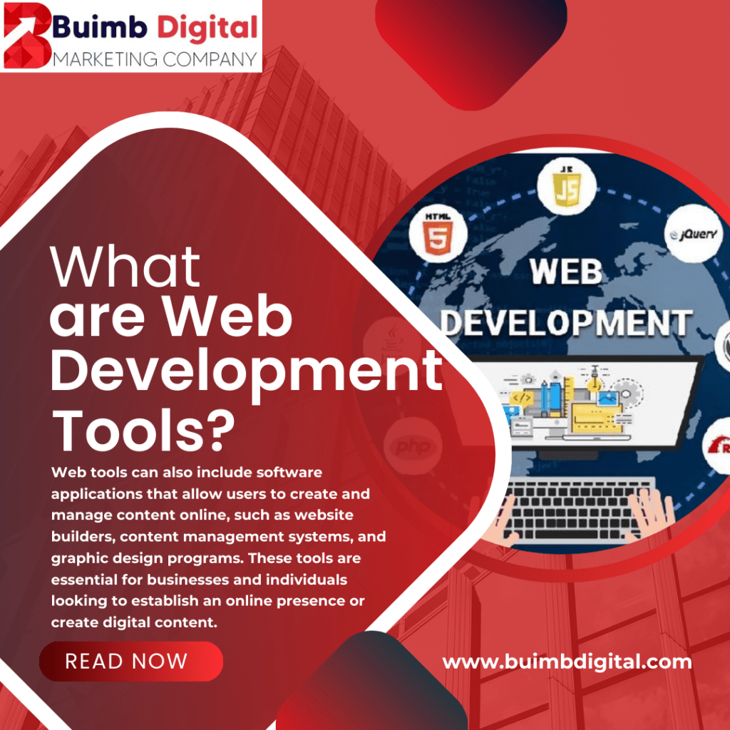 What are Web Development Tools?