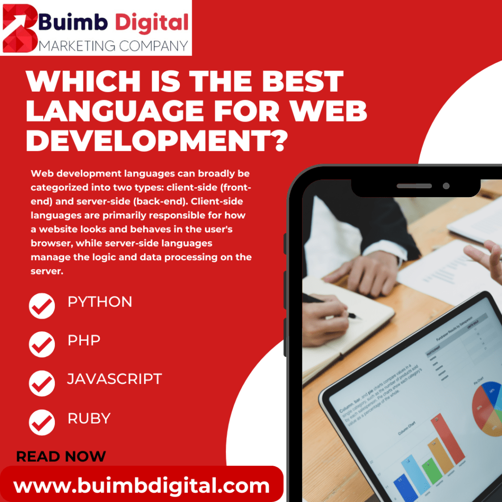 Which is the Best Language for Web Development?