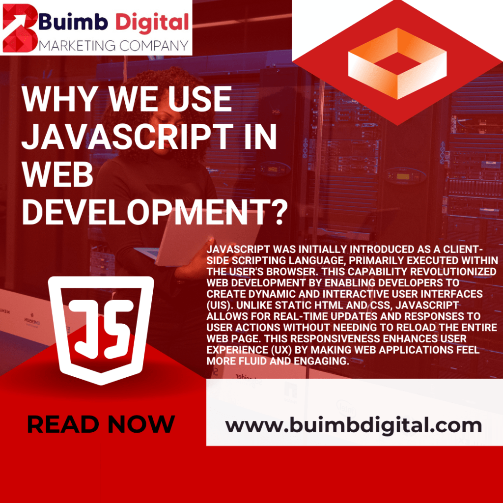 Why we use JavaScript in Web Development?