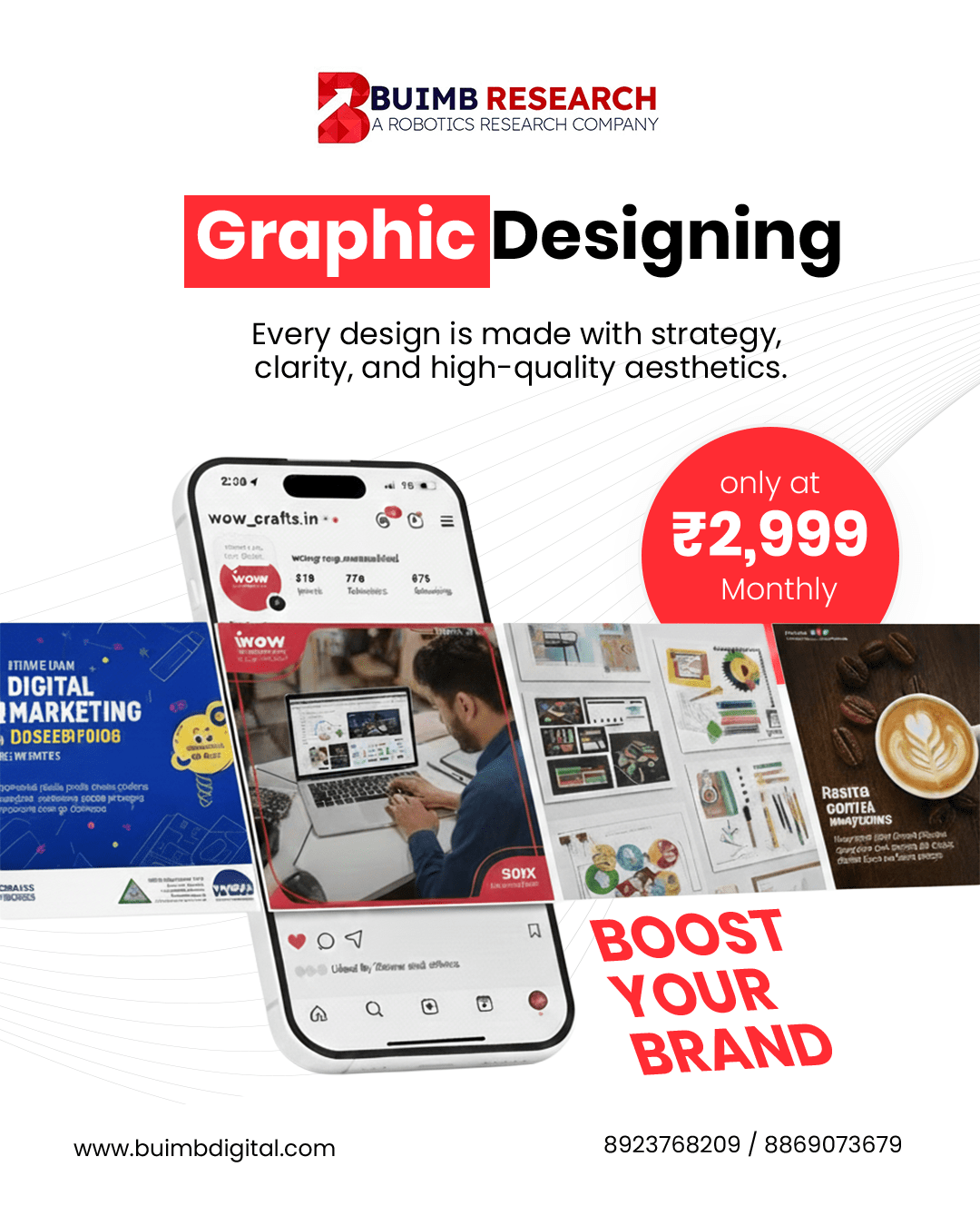 Graphic Designing Services at ₹2999