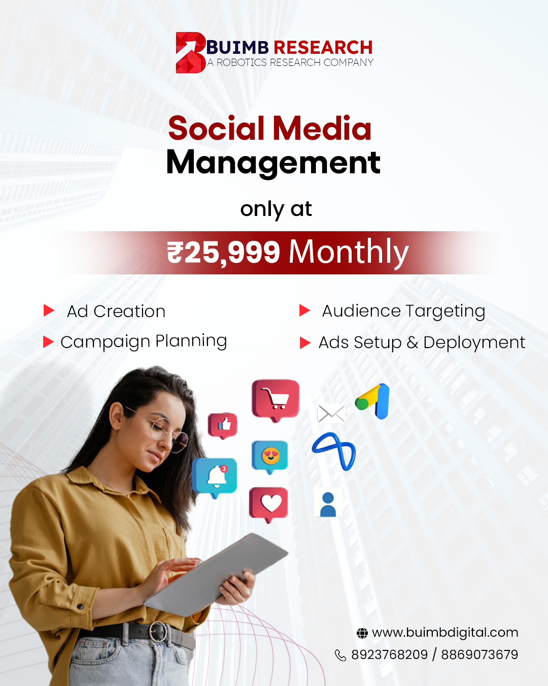 Social Media Marketing at ₹25999